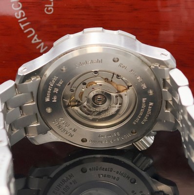26974055e - NAUTISCHE INSTRUMENTE MÜHLE GLASHÜTTE/SA Marinus Herrenarmbanduhr Referenz ...
