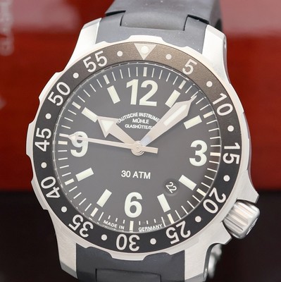 26974057a - NAUTISCHE INSTRUMENTE MÜHLE GLASHÜTTE SA Marinus Herrenarmbanduhr Referenz ...