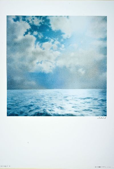 26974060k - Gerhard Richter, geb. 1932 Dresden, handsignierter Farboffset, ´Seestück (Gegenlicht)´, ...