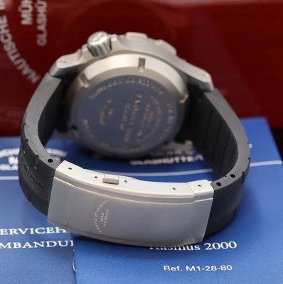 26974061b - MÜHLE GLASHÜTTE Rasmus 2000 Herrenarmbanduhr Referenz M1-28-87-KB, Automatik, ...