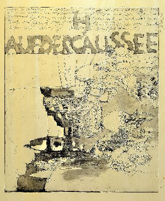 26974094a - Sabine Bein, speyerer Künstlerin, 2 Radierungen zum Thema Speyer, 1x ´Auf der ...