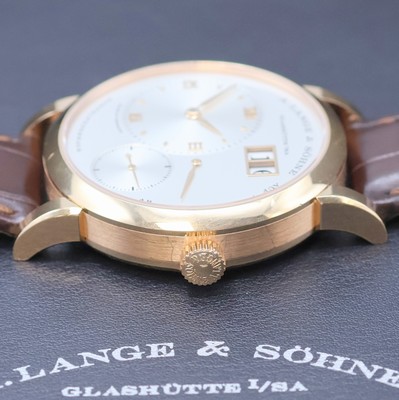 26974097f - A. LANGE & SÖHNE Herrenarmbanduhr Modell Lange 1 in 18k Rotgold Referenz 191.032 ...