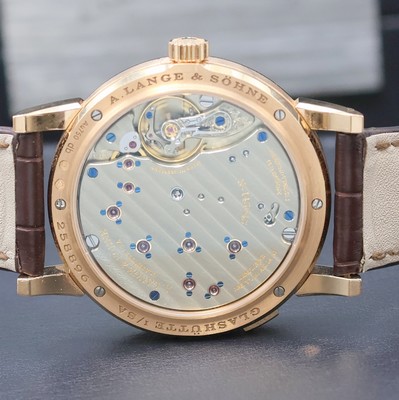 26974097g - A. LANGE & SÖHNE Herrenarmbanduhr Modell Lange 1 in 18k Rotgold Referenz 191.032 ...