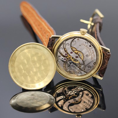 26974100d - PATEK PHILIPPE Serpico y Laino Armbanduhrwerk im neutralen GG 750/000 Gehäuse, ...