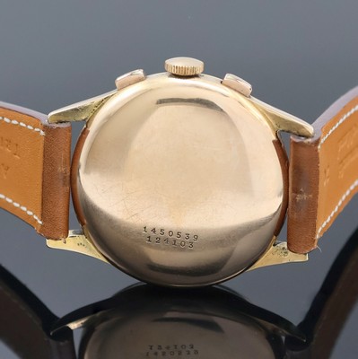 26974104c - UNIVERSAL GENEVE großer Armbandchronograph in RG 750/000 Referenz 124103, Schweiz ...