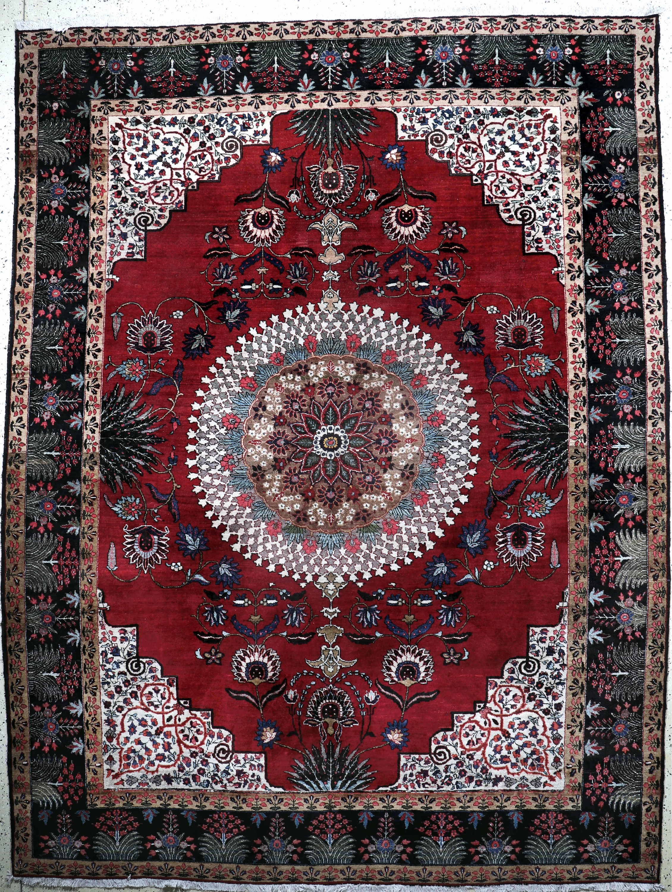 Mesched alt, Persien, Mitte 20.Jhd, Wolle auf Baumwolle, ca. 365 x 275 cm, EHZ: 2