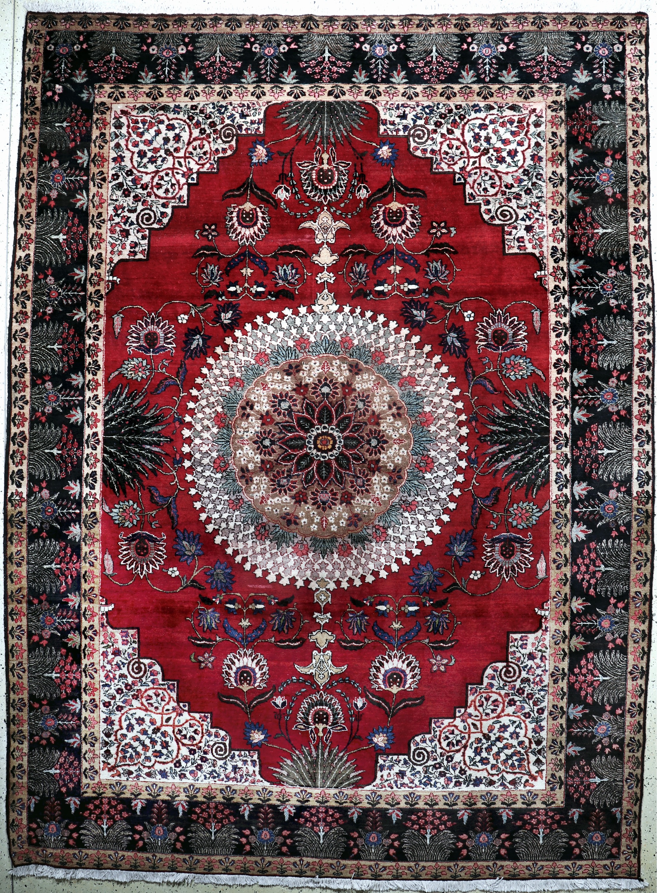Mesched alt, Persien, Mitte 20.Jhd, Wolle auf Baumwolle, ca. 362 x 262 cm, EHZ: 2