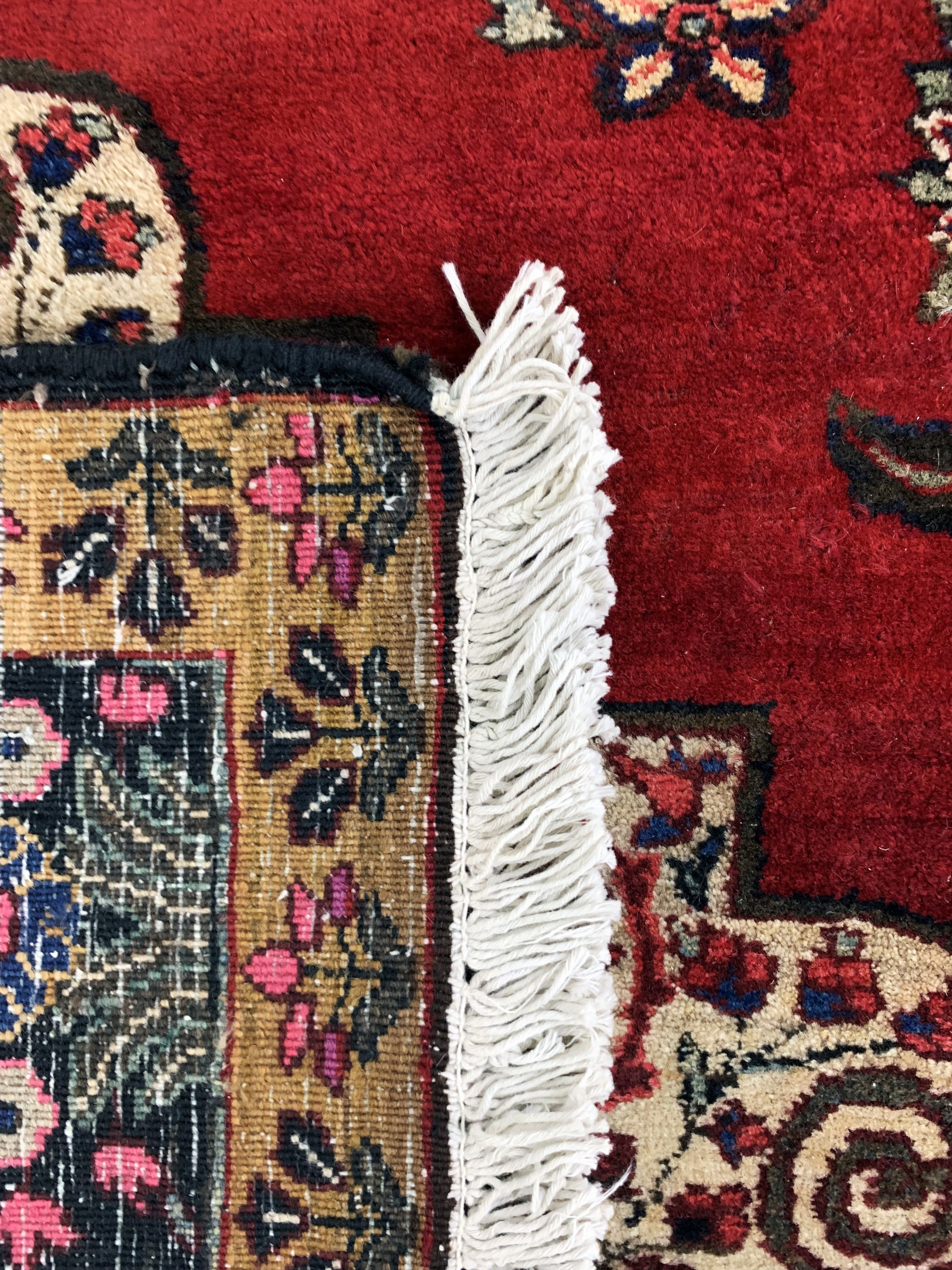 Detail i: Mesched alt, Persien, Mitte 20.Jhd, Wolle auf Baumwolle, ca. 362 x 262 cm, EHZ: 2
