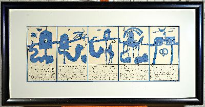 26974699k - Horst Janssen, 1929-1995 Hamburg, zwei Leporellos, Farboffset: ´Stachus Münster und Has ...