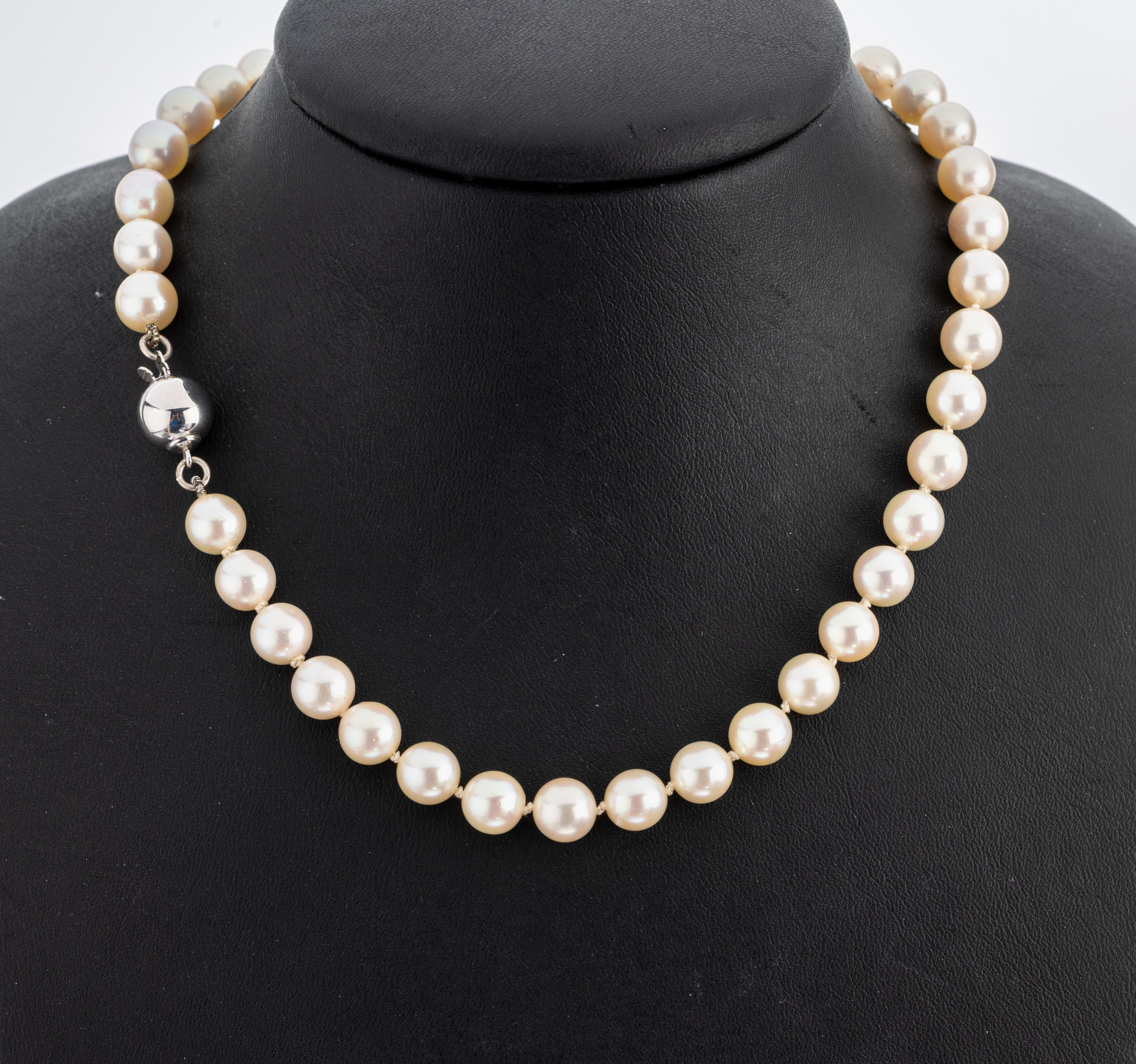Image 26975054 - Überlanges Zuchtperl-Collier, Akoyazuchtperlen, D. ca. 7.6 mm, L. ca. 90 ...