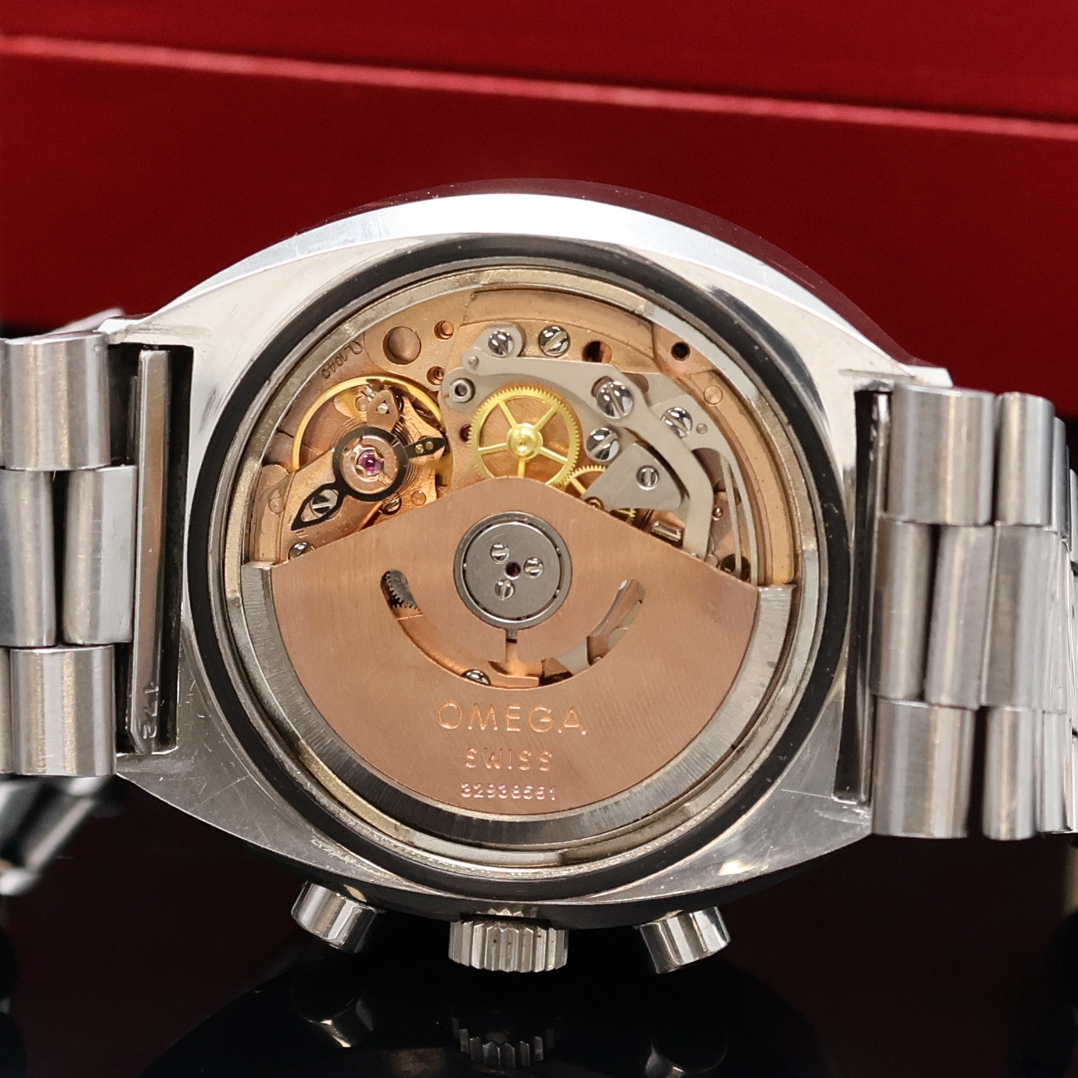 Detail f: OMEGA Speedmaster Professional Mk 3 Armbandchronograph Referenz 176.002 in Stahl, Schweiz um 1970, Automatik, 2-tlg. massives Geh., Mineralglas ...