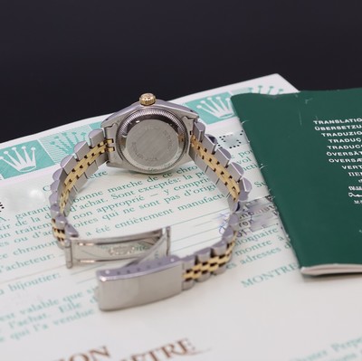 26975322f - ROLEX Damenarmbanduhr Oyster Perpetual Datejust Referenz 69173, Automatik, C-Serie, ...