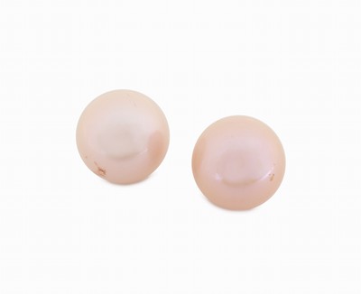 26975324a - Paar lose Südseezuchtperlen, zus. ca. 51.0 ct,Durchm. ca. 15 bzw. 15.5 mm, ...