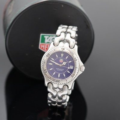 Image 26975375 - TAG HEUER Herrenarmbanduhr Referenz WG1113-0 in Stahl, Schweiz um 1990, quarz, ...