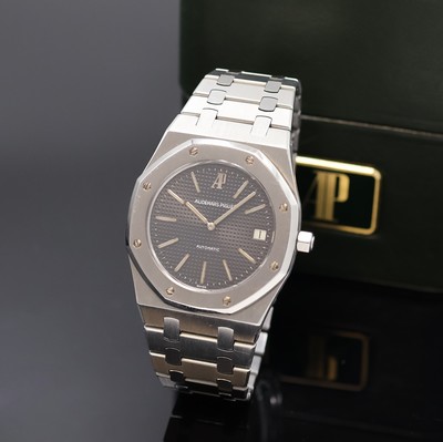 Image 26975393 - AUDEMARS PIGUET seltene Herrenarmbanduhr Royal Oak Jumbo "D-SERIE" in Edelstahl ...