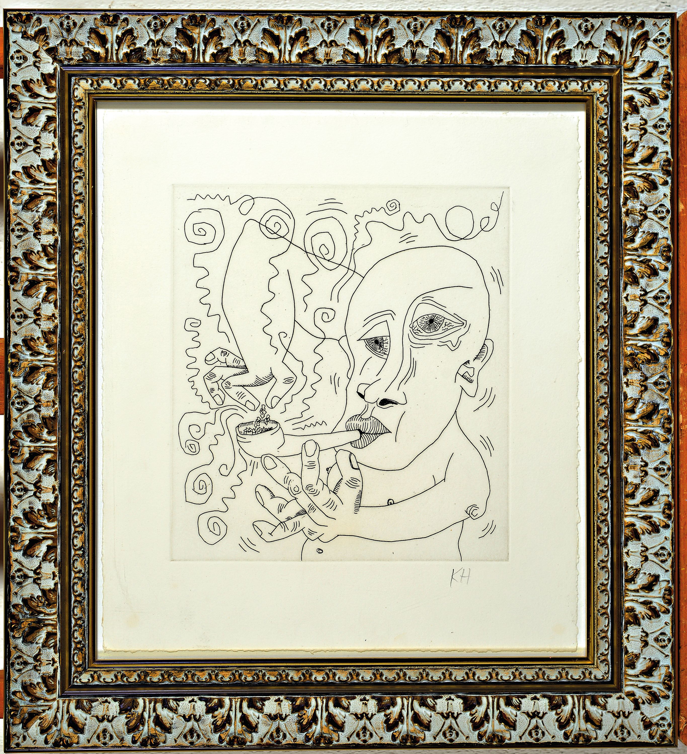 Image 26975430 - Keith Haring, 1958-1990, etching, sheet 10 of the series #´The Valley #´, 1989, ...
