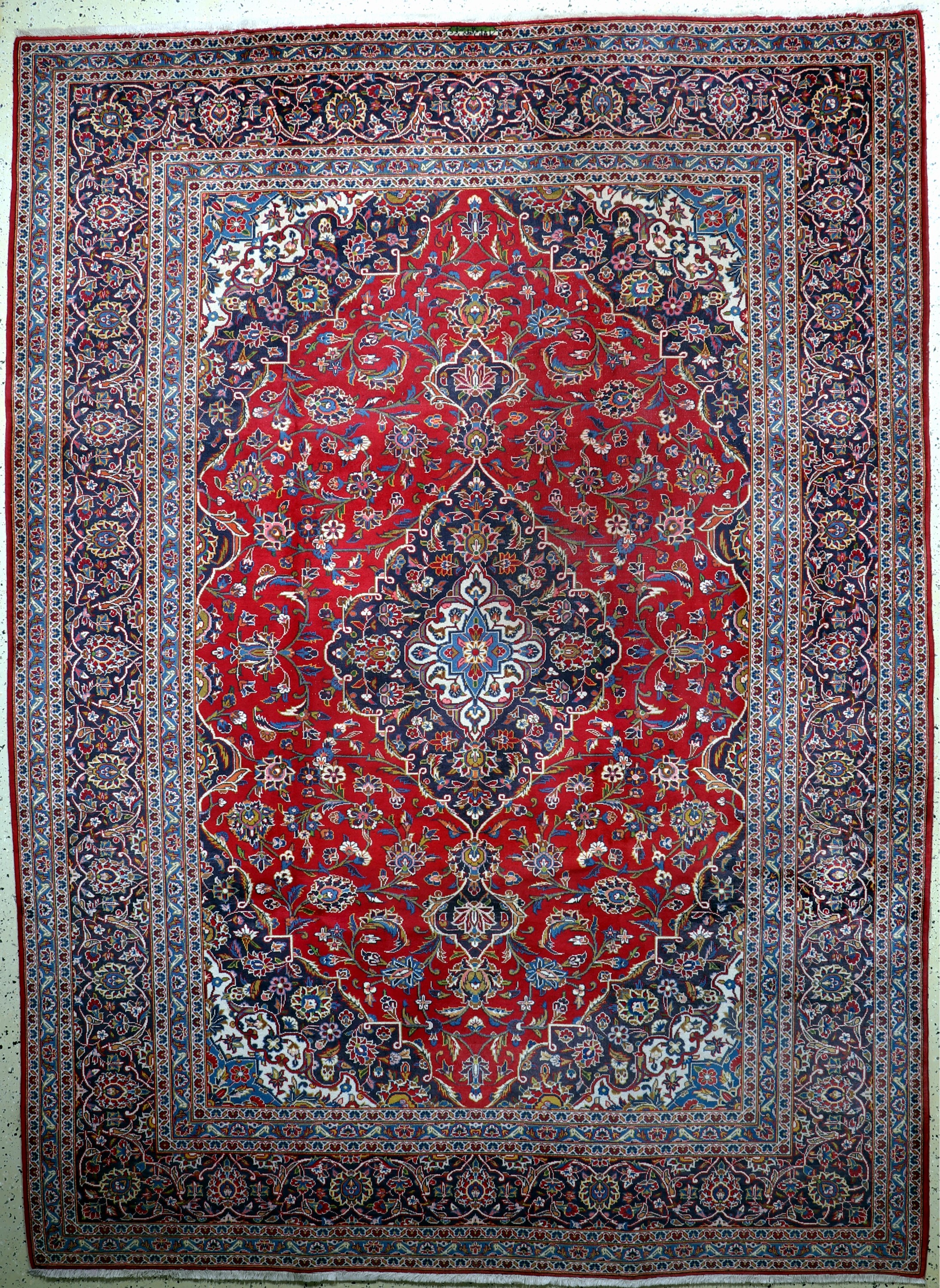 Keschan, Persien, Ende 20.Jhd, Wolle auf Baumwolle, ca. 339 x 246 cm, EHZ: 2-3