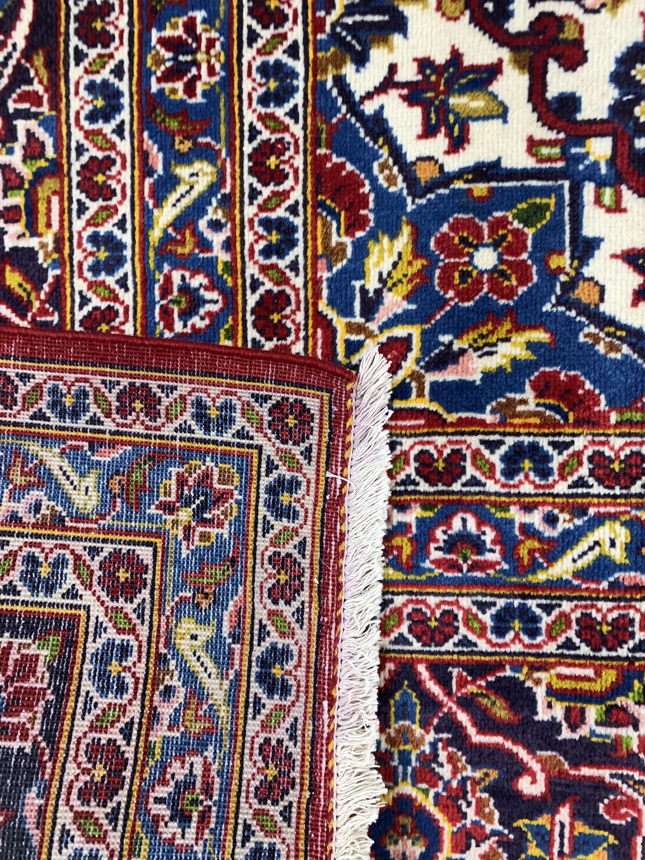 Detail i: Keschan, Persien, Ende 20.Jhd, Wolle auf Baumwolle, ca. 339 x 246 cm, EHZ: 2-3