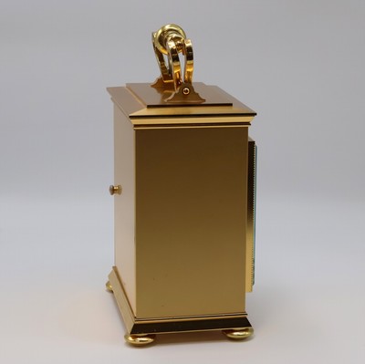 26975440b - CONCORD hochwertige 8-Tage-Tischuhr mit 1/2- Stunden-Schlag im vergoldeten Gehäuse, ...