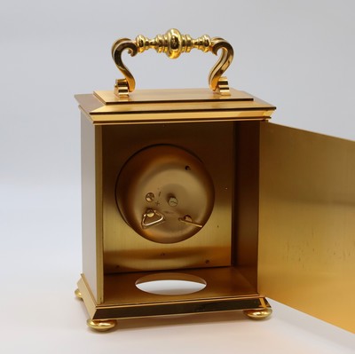 26975440e - CONCORD hochwertige 8-Tage-Tischuhr mit 1/2- Stunden-Schlag im vergoldeten Gehäuse, ...