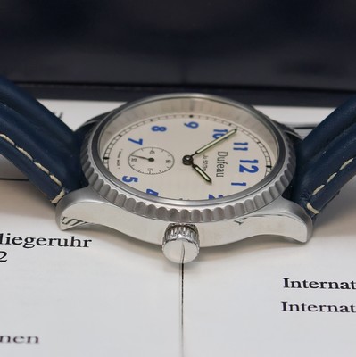 26975445b - DUFEAU Armbanduhr JU 52 Referenz J222-55, Schweiz verk. lt. beil. Pap. 12/1997, ...