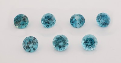 Image 26975459 - Lot 7 lose Zirkone, zus. ca. 10.39 ct, rundfacett. Schätzpreis: 750, - EUR