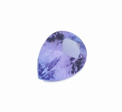 26975489a - Loser Tansanit, ca. 1.16 ct, facett. Tropfen Schätzpreis: 280, - EUR