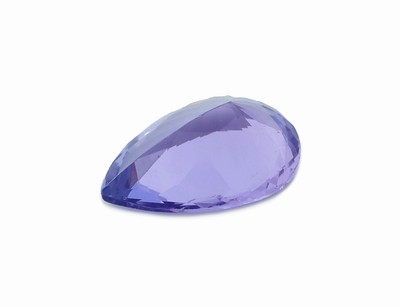 26975489b - Loser Tansanit, ca. 1.16 ct, facett. Tropfen Schätzpreis: 280, - EUR