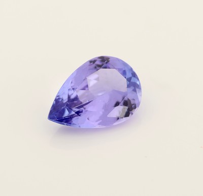 Image 26975493 - Loser Tansanit, ca. 1.84 ct, facett. Tropfen Schätzpreis: 580, - EUR