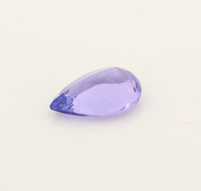 26975493b - Loser Tansanit, ca. 1.84 ct, facett. Tropfen Schätzpreis: 580, - EUR