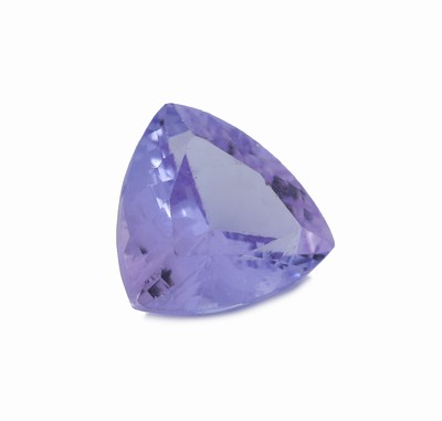 26975497a - Loser Tansanit, ca. 1.40 ct, facett. Triangel Schätzpreis: 380, - EUR