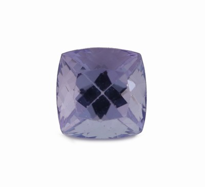 Image 26975498 - Loser Tansanit, ca. 1.59 ct, ca. 6.1 x 6.1 x 5.1 mm Kissenschliff Schätzpreis: 420, ...