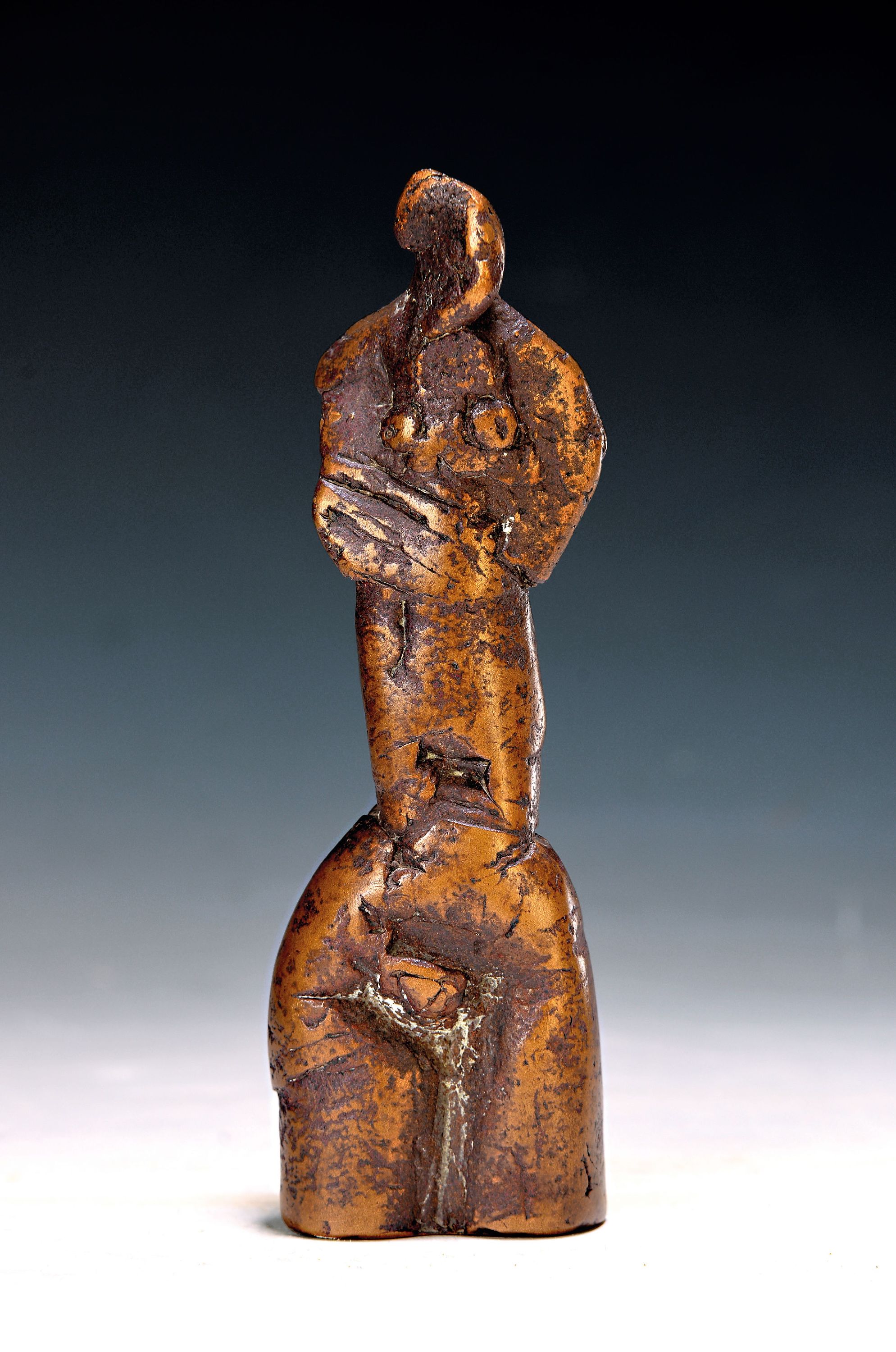 Image 26975550 - Barbara Rumpf, geb. 1960 Neustadt/Wstr., Torso, Bronzeskulptur, monogr., H. ca. 16cm