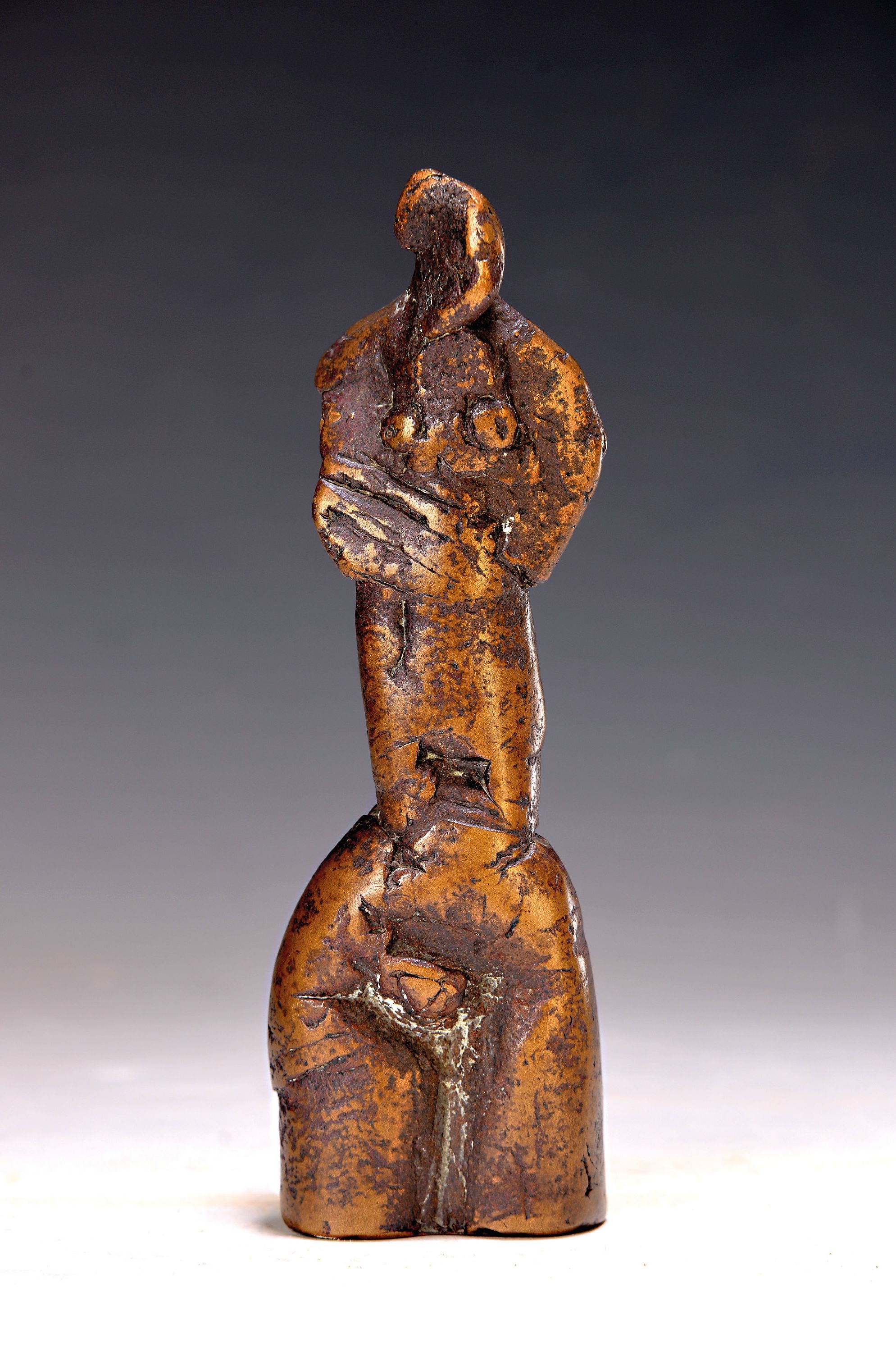 Detail k: Barbara Rumpf, geb. 1960 Neustadt/Wstr., Torso, Bronzeskulptur, monogr., H. ca. 16cm