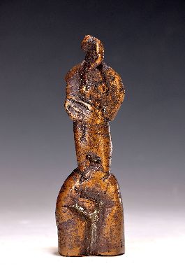 26975550k - Barbara Rumpf, geb. 1960 Neustadt/Wstr., Torso, Bronzeskulptur, monogr., H. ca. 16cm