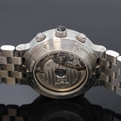 26975554d - TEMPTION Herrenchronograph in Stahl, Schweiz um 2010, Automatik, beids. vergl. Geh., ...