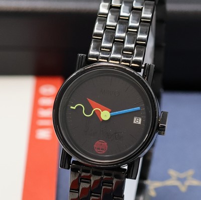 26975557a - ALAIN SILBERSTEIN Mikro limitierte Damenarmbanduhr in Stahl, Schweiz lt. orig. Papier ...