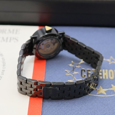 26975557b - ALAIN SILBERSTEIN Mikro limitierte Damenarmbanduhr in Stahl, Schweiz lt. orig. Papier ...