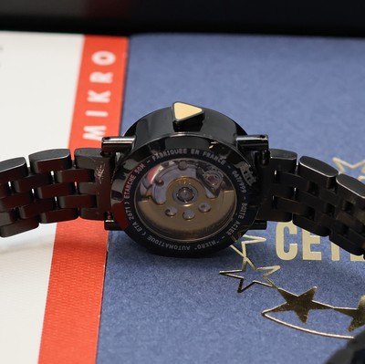 26975557d - ALAIN SILBERSTEIN Mikro limitierte Damenarmbanduhr in Stahl, Schweiz lt. orig. Papier ...