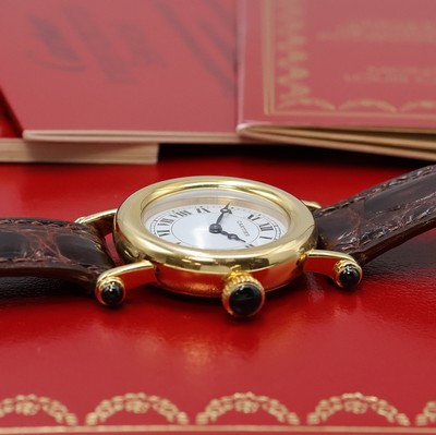 26975558c - CARTIER Diabolo Damenarmbanduhr Referenz 1440 in GG 750/000, Schweiz lt. orig. Papier ...