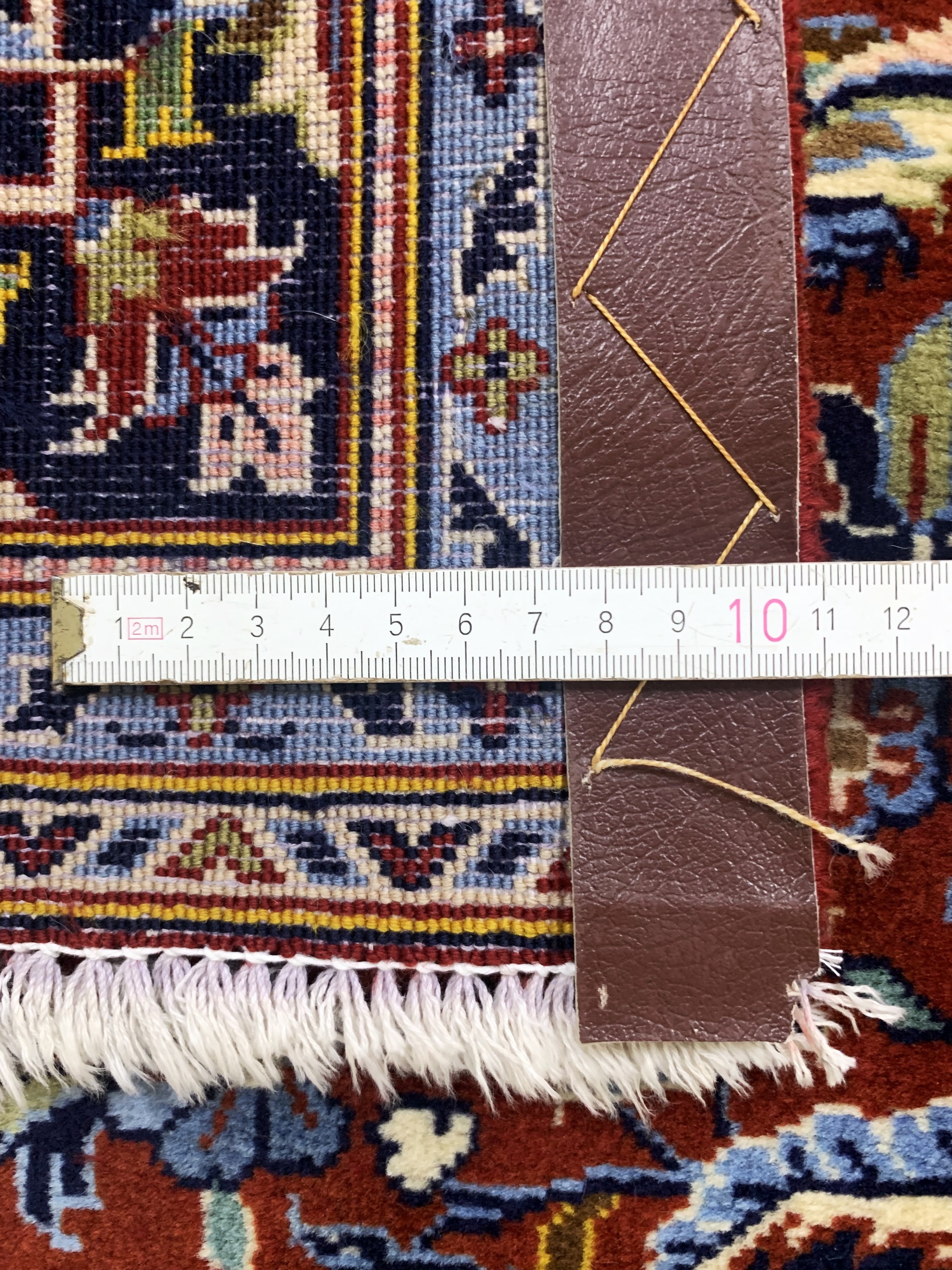 Detail g: Keschan Kork fein, Persien, Mitte 20.Jhd, Korkwolle mit Seide, ca. 209 x 142 cm, nahezu neuwertig