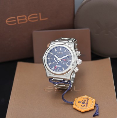 Image 26975607 - EBEL 1911 BTR GMT Armbandchronograph Chronometer Referenz 9240L70, Schweiz verk. lt. ...