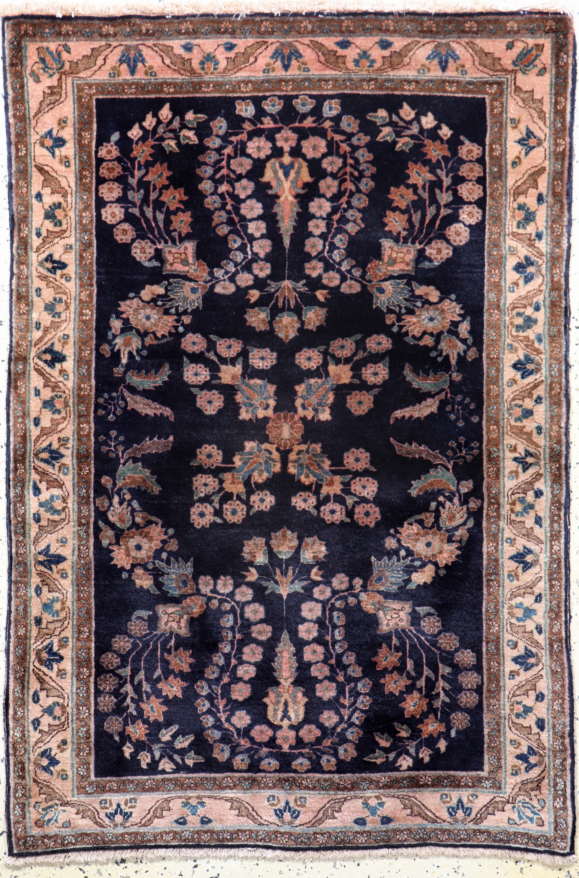 Us Re-Import Sarogh antik, Persien, um 1900, Korkwolle auf Baumwolle, ca. 146 x 100 cm, gereinigt, EHZ: 1-2