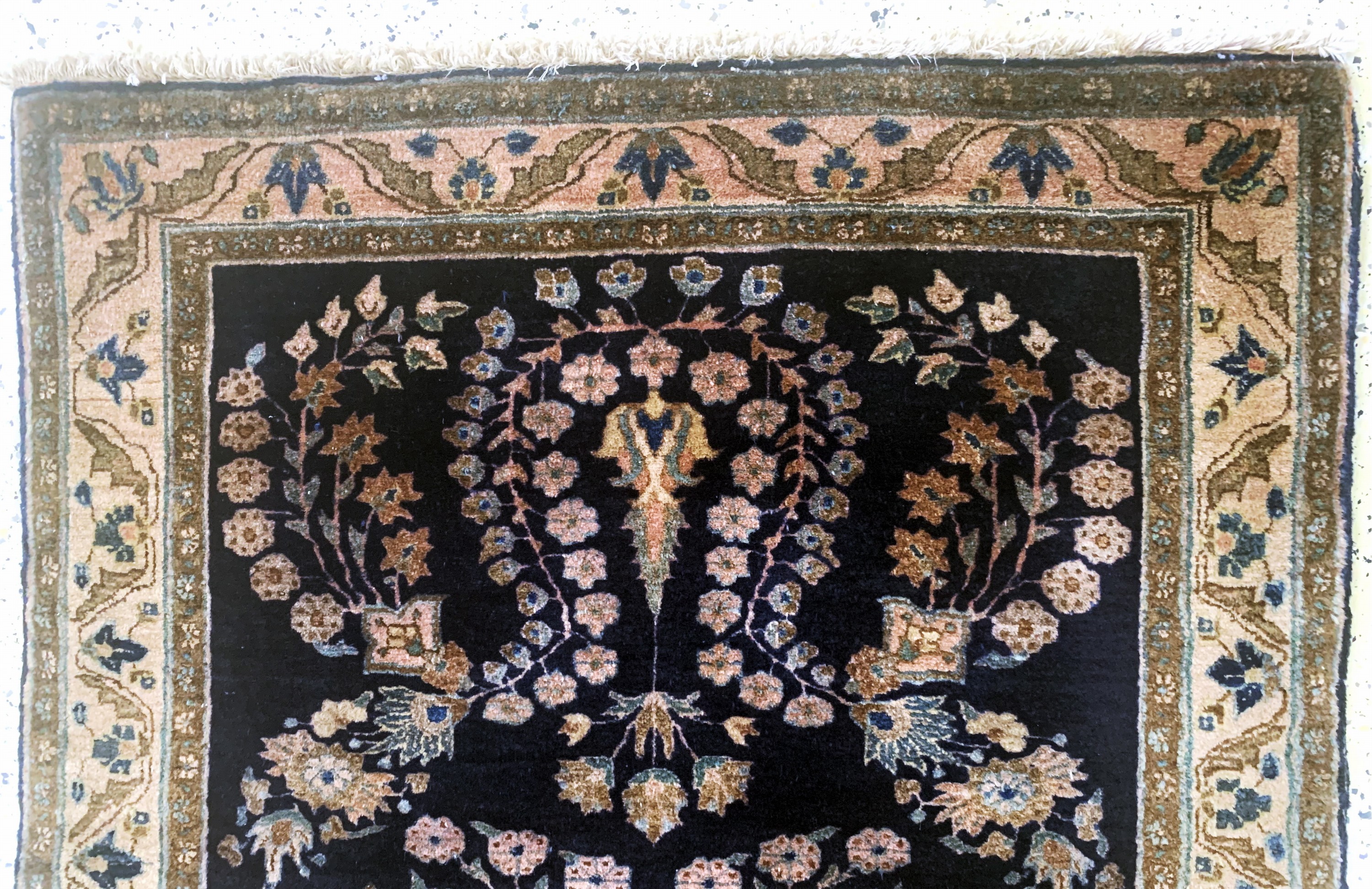 Detail a: Us Re-Import Sarogh antik, Persien, um 1900, Korkwolle auf Baumwolle, ca. 146 x 100 cm, gereinigt, EHZ: 1-2