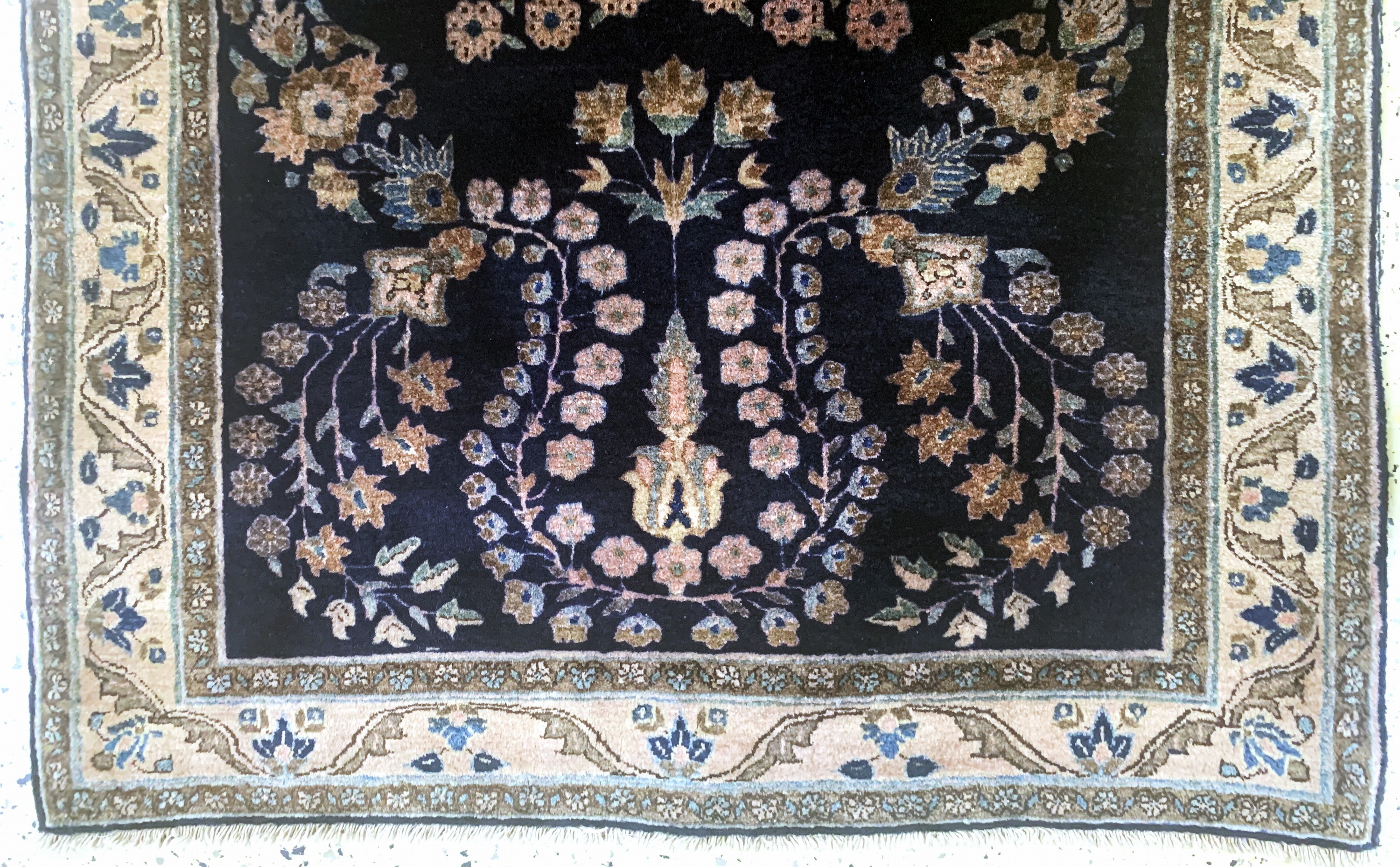 Detail c: Us Re-Import Sarogh antik, Persien, um 1900, Korkwolle auf Baumwolle, ca. 146 x 100 cm, gereinigt, EHZ: 1-2