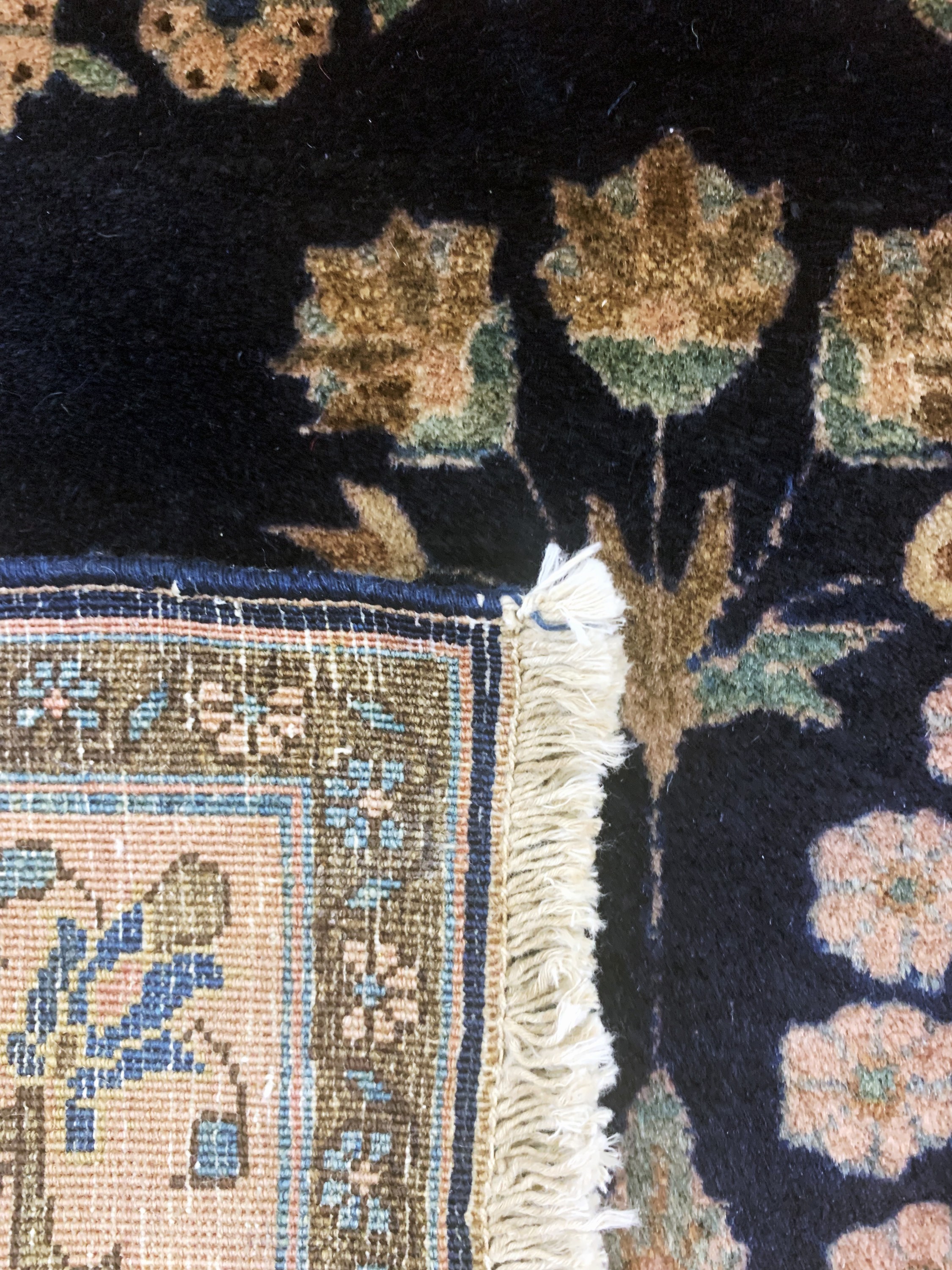 Detail e: Us Re-Import Sarogh antik, Persien, um 1900, Korkwolle auf Baumwolle, ca. 146 x 100 cm, gereinigt, EHZ: 1-2
