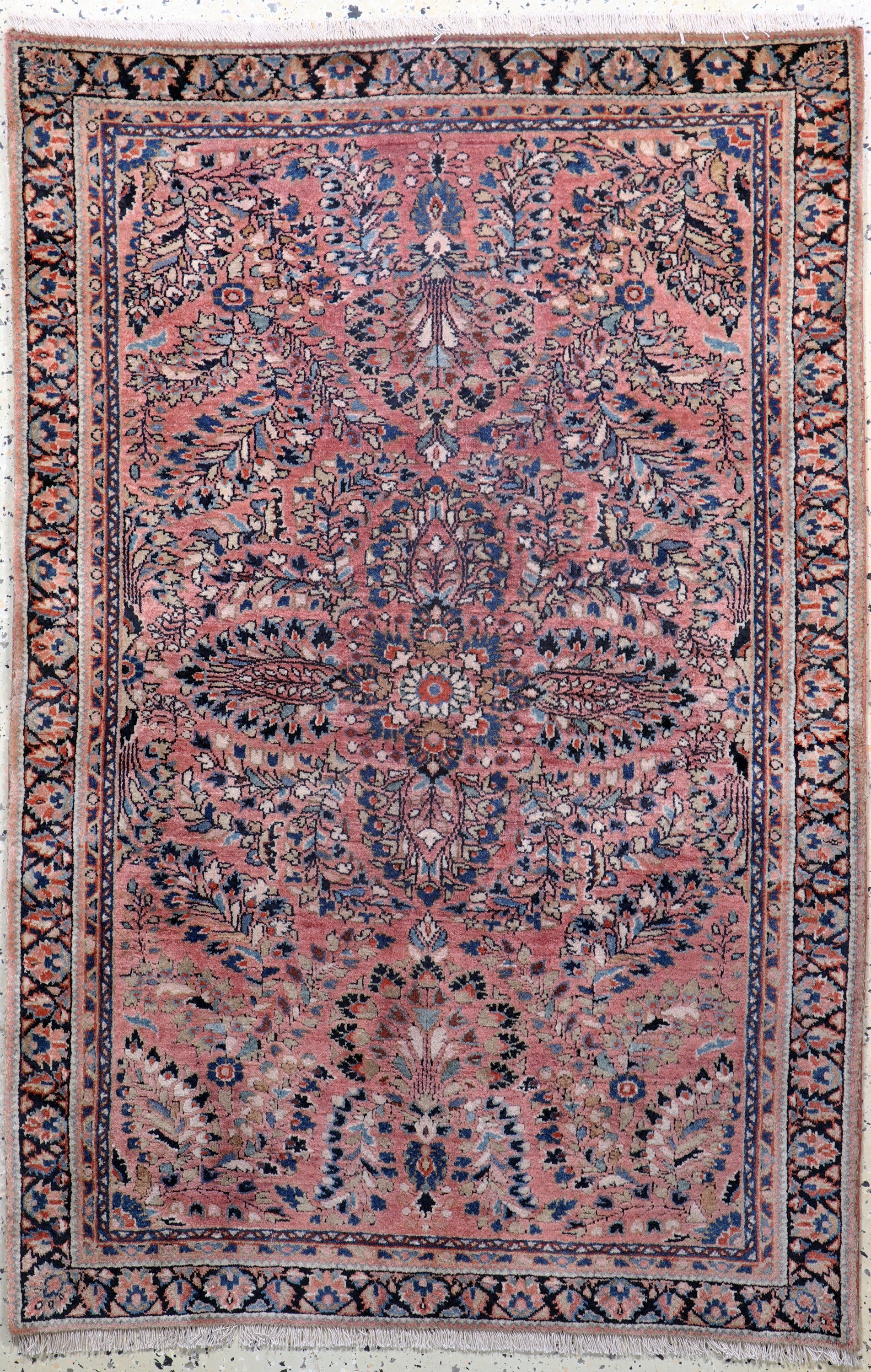Us Re-Import Sarogh antik, Persien, um 1900, Korkwolle auf Baumwolle, ca. 144 x 95 cm, gereinigt, EHZ: 1-2