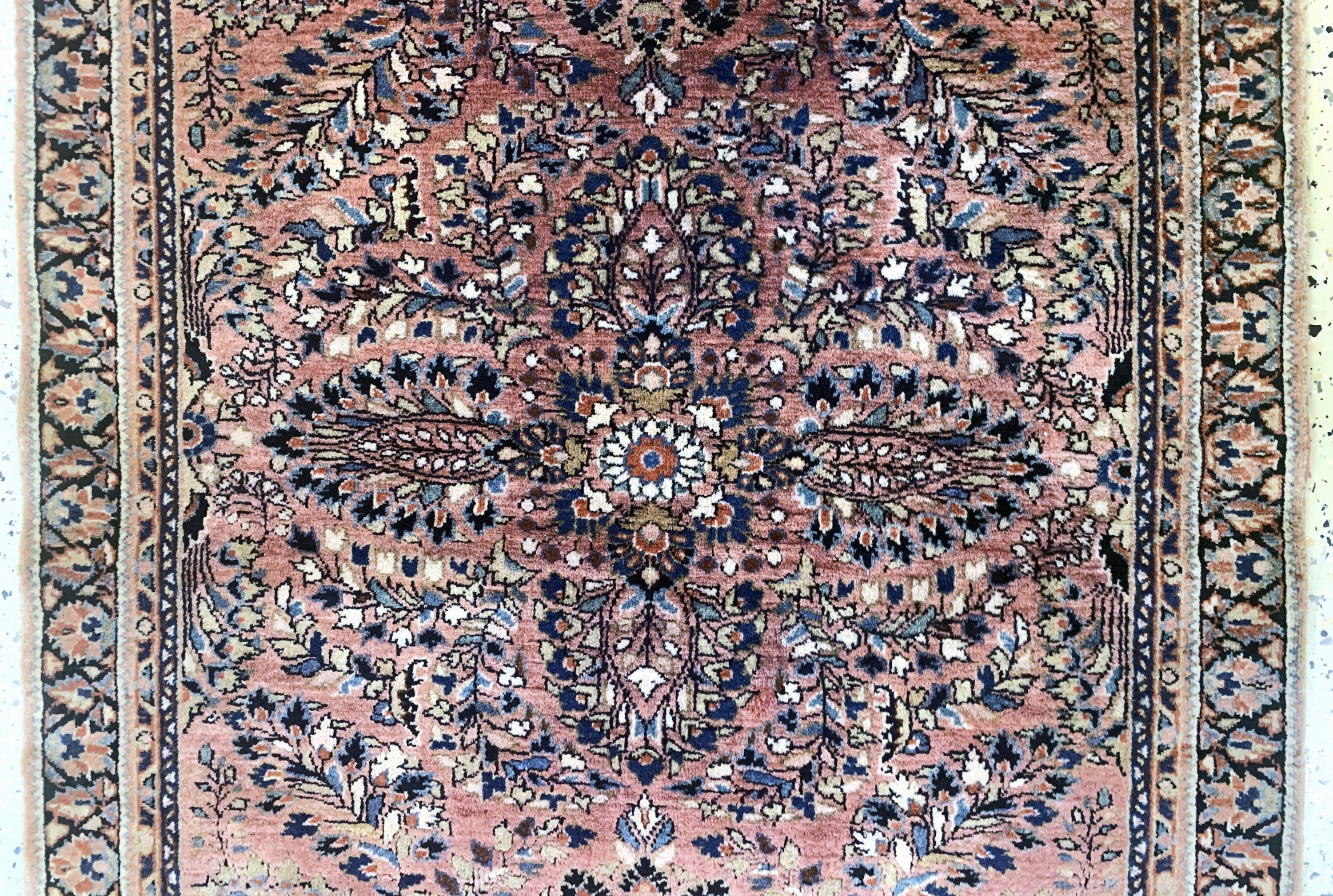 Detail b: Us Re-Import Sarogh antik, Persien, um 1900, Korkwolle auf Baumwolle, ca. 144 x 95 cm, gereinigt, EHZ: 1-2