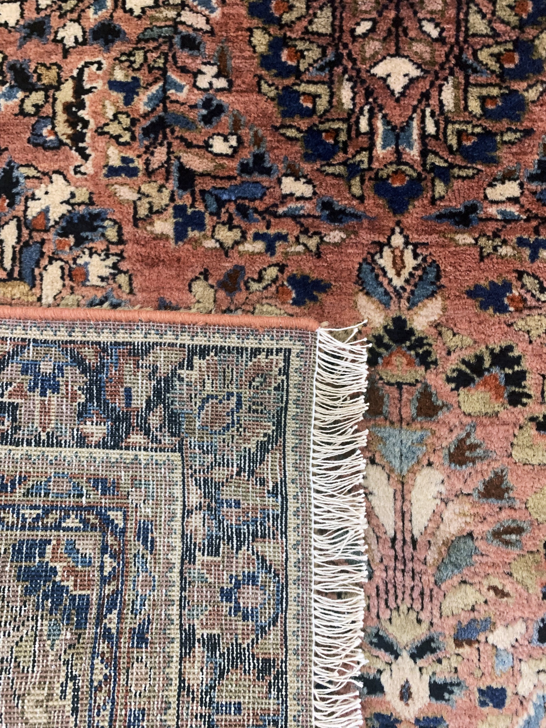 Detail e: Us Re-Import Sarogh antik, Persien, um 1900, Korkwolle auf Baumwolle, ca. 144 x 95 cm, gereinigt, EHZ: 1-2