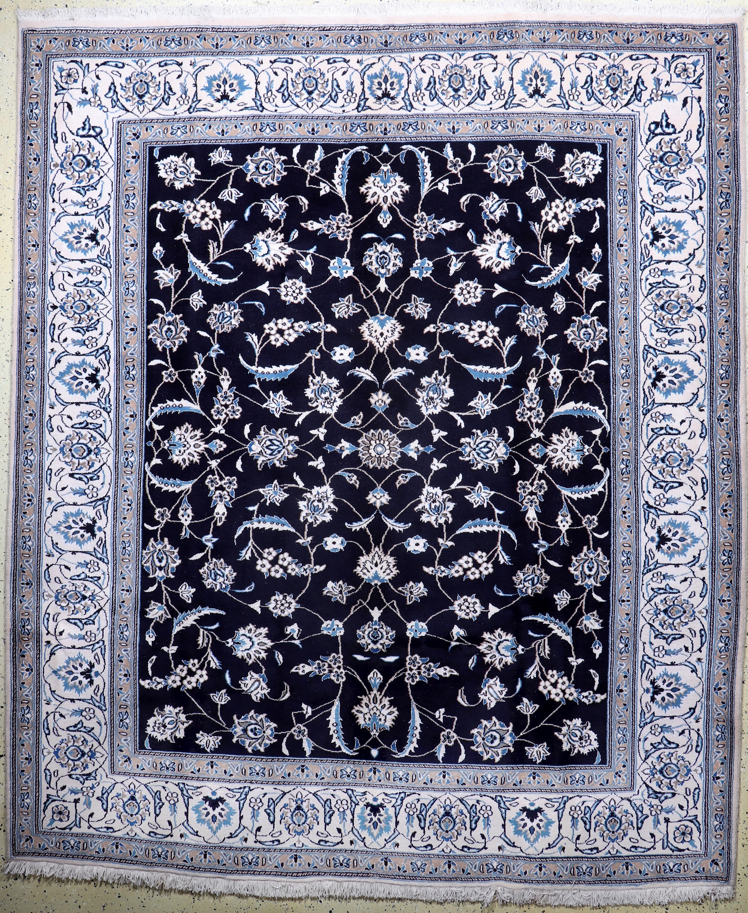 Nain, Persien, Ende 20.Jhd, Wolle auf Baumwolle, ca. 290 x 250 cm, EHZ: 1-2